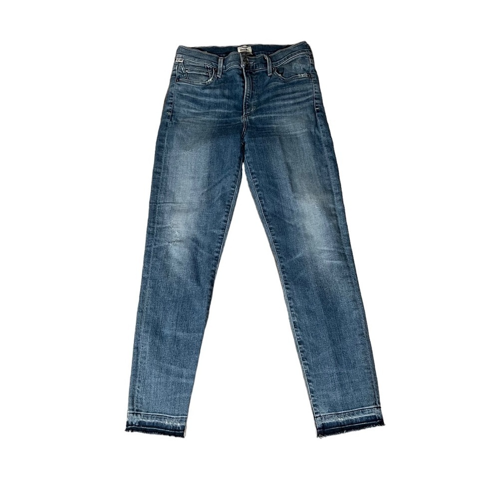 Citizens of Humanity Women’s Rocket Crop High Rise Skinny Fringe Jeans Size 27